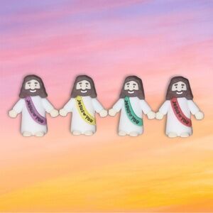 Colorful Jesus Figurines Set